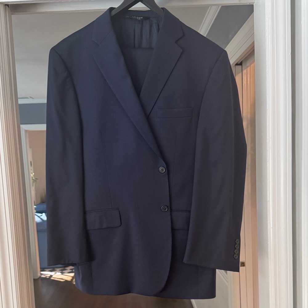 Jos. A. Bank Navy Blue Suit